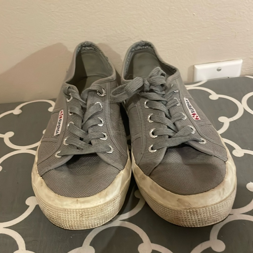 Superga gray sneakers